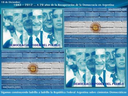 presidencias  argentinas recuperada democracia